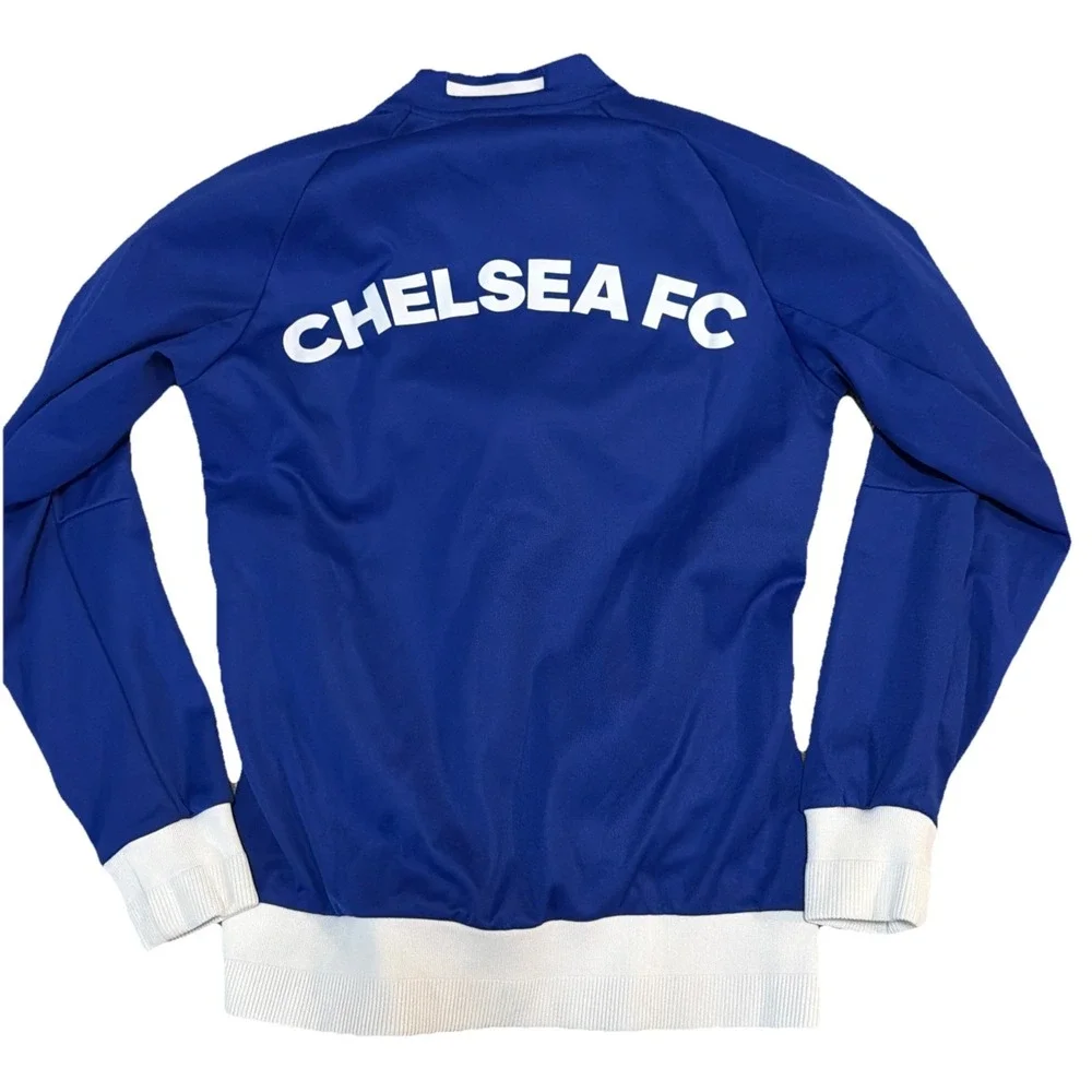 2016 Adidas Chelsea FC‎ Anthem Track Jacket Blue Size:M Mens